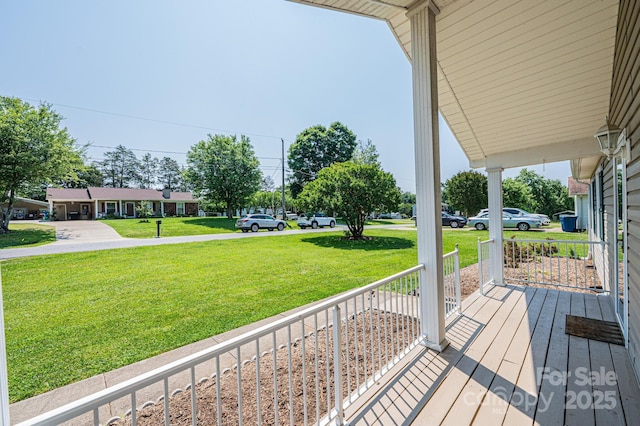 2031 36th St NE, Hickory, NC 28601 - porch featuring a yard