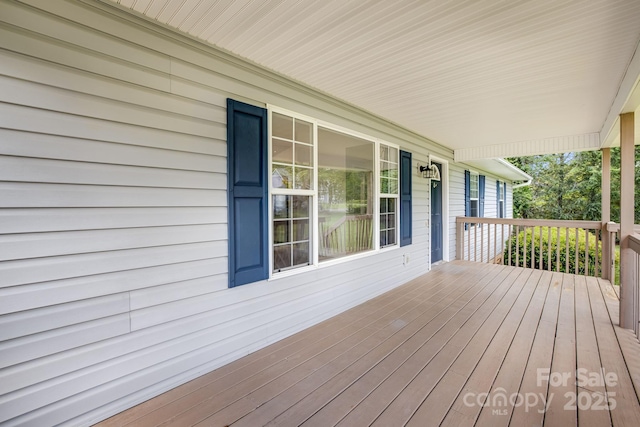 87 Collins Rd, Marshall, NC 28753 - view of wooden porch
