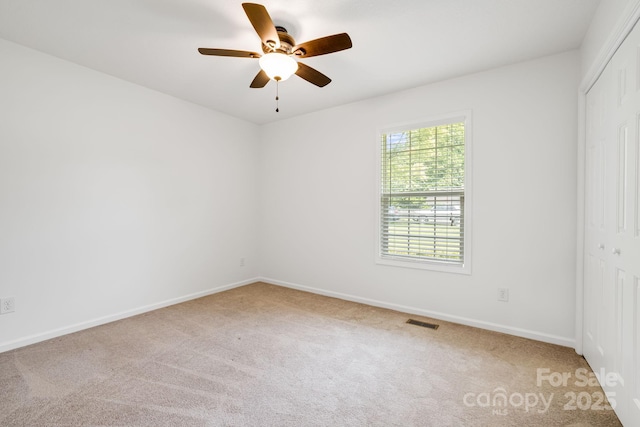 87 Collins Rd, Marshall, NC 28753 - spare room featuring carpet flooring, ceiling fan, and baseboards