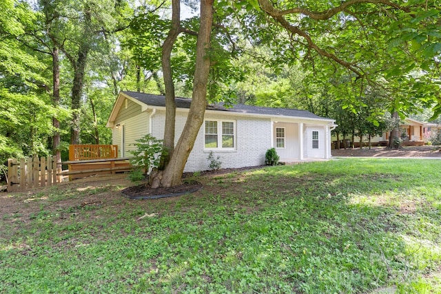 4410 Burgin St, Kannapolis, NC 28081 - single story home with brick siding