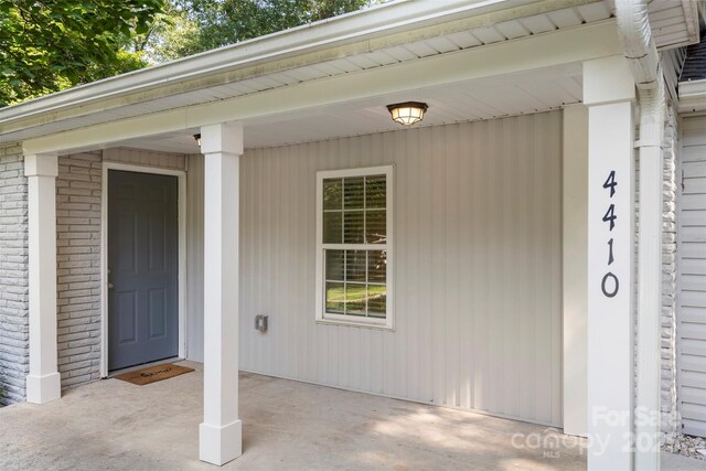 4410 Burgin St, Kannapolis, NC 28081 - doorway to property with brick siding