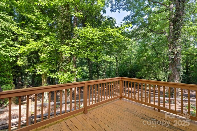 4410 Burgin St, Kannapolis, NC 28081 - view of wooden deck