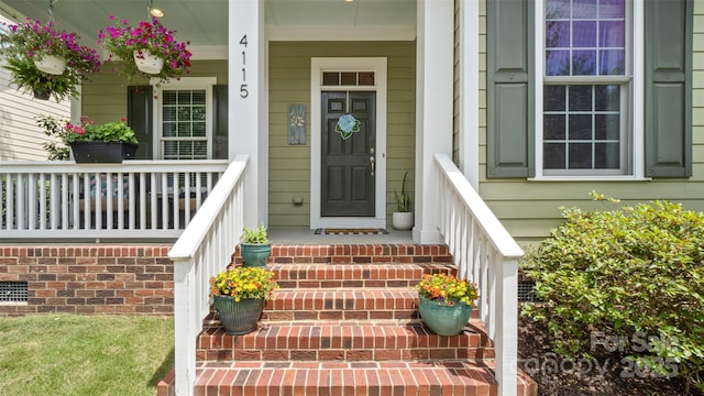 4115 Birkshire Hts, Fort Mill, SC 29708 - property entrance with a porch