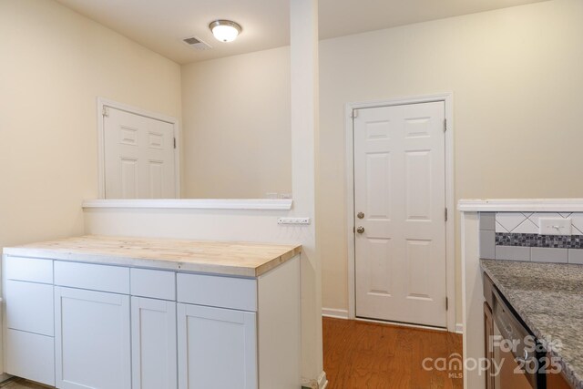 2180 Shady Pond Dr, Clover, SC 29710 - kitchen featuring wood counters and wood finished floors