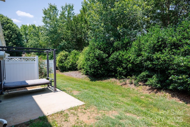 2180 Shady Pond Dr, Clover, SC 29710 - view of grassy yard with a patio