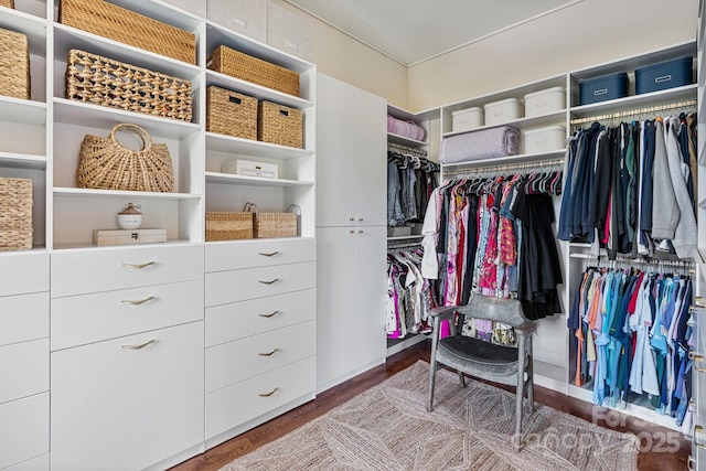 1172 Queens Rd, Charlotte, NC 28207 - walk in closet featuring wood finished floors