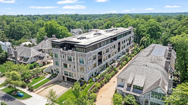 1172 Queens Rd, Charlotte, NC 28207 - aerial view of property and surrounding area