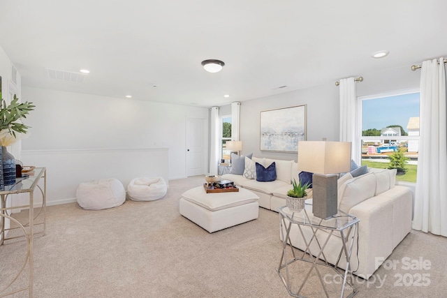 492 Switch St Unit 82Ty, York, SC 29745 - living room with carpet, recessed lighting, and baseboards