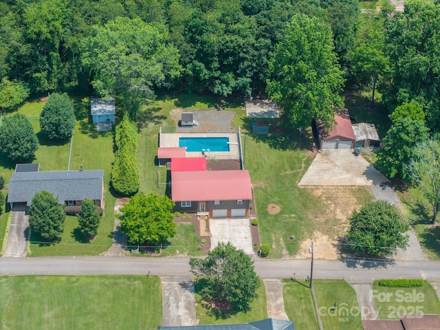 2011 Hampton Heights St, Lenoir, NC 28645 - aerial view of a pool area