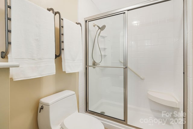 212 Riva Ridge Dr, Fairview, NC 28730 - full bath with toilet and a stall shower