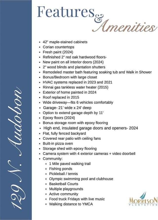 129 N Audubon Ave, Mooresville, NC 28117 - view of a document