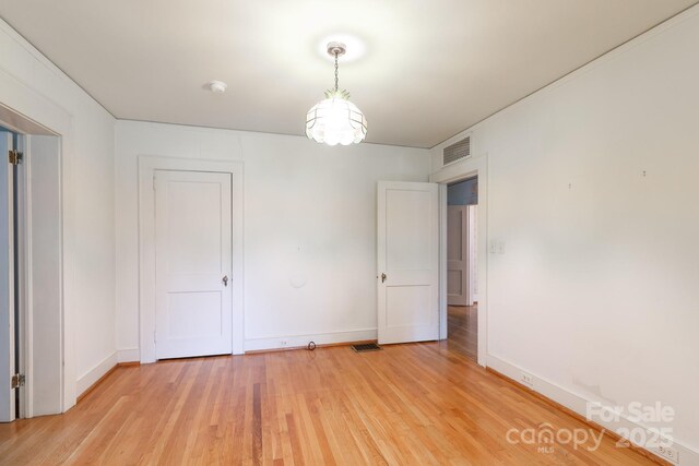 761 Milton Ave, Rock Hill, SC 29730 - empty room with light wood-style flooring and baseboards