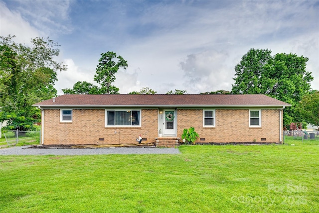 739 Springdale Rd, Rock Hill, SC 29730 - single story home featuring crawl space, brick siding, entry steps, and roof with shingles