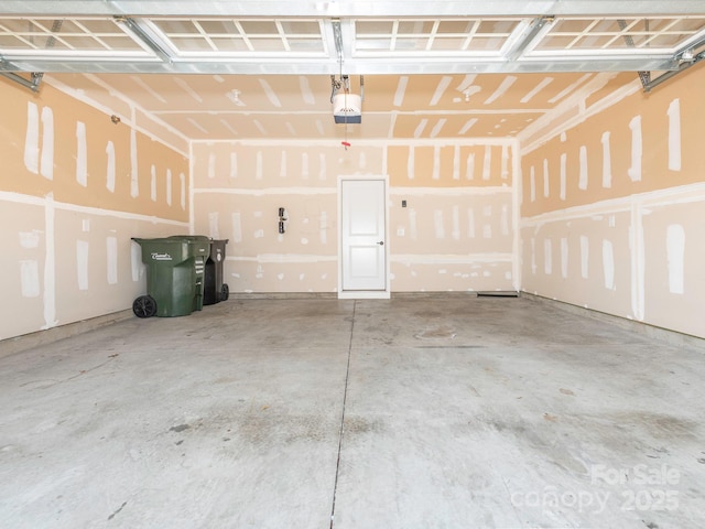 709 Volta Dr NW, Concord, NC 28027 - garage with a garage door opener