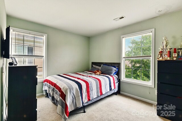 1134 Plaza Walk Dr, Charlotte, NC 28215 - carpeted bedroom with multiple windows and baseboards