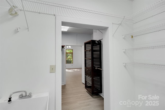 3333 Roberta Rd, Concord, NC 28027 - walk in closet featuring wood finished floors