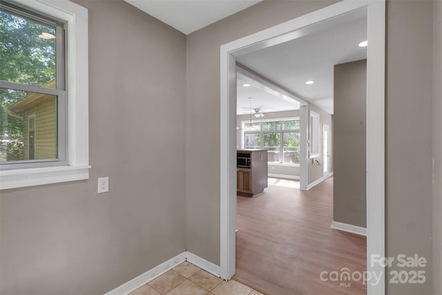 3333 Roberta Rd, Concord, NC 28027 - hall with baseboards and recessed lighting