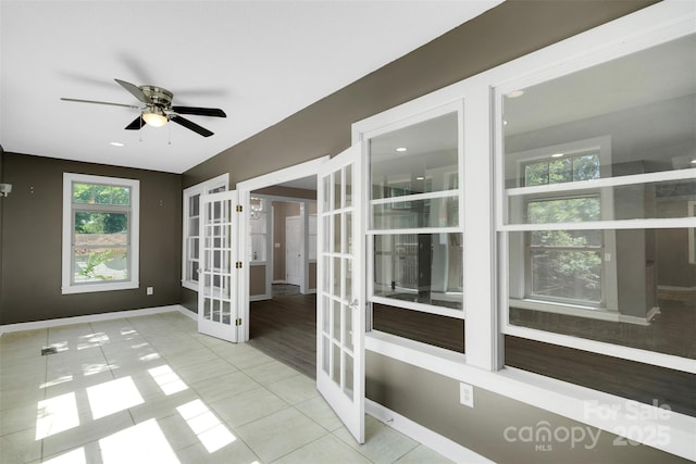 3333 Roberta Rd, Concord, NC 28027 - unfurnished sunroom with french doors