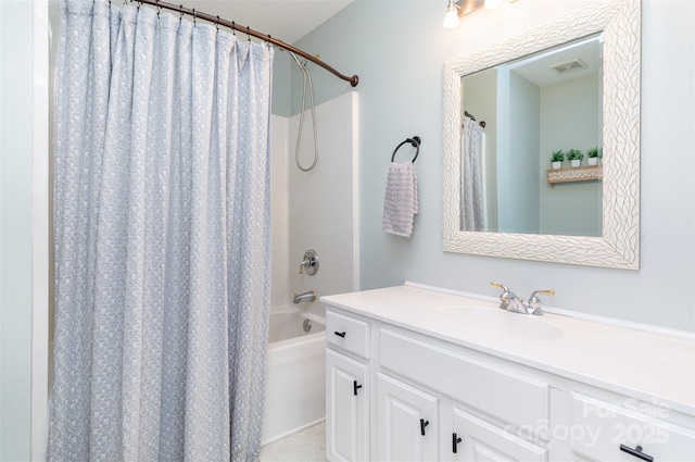 2945 Duvalla Ave, Charlotte, NC 28209 - full bathroom with vanity and shower / bath combo