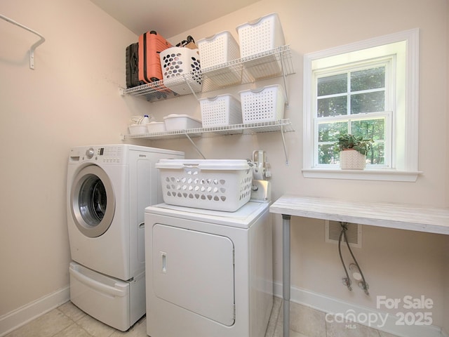 155 Culpeze Rd, Mooresville, NC 28117 - laundry area featuring washer and dryer and light tile patterned flooring
