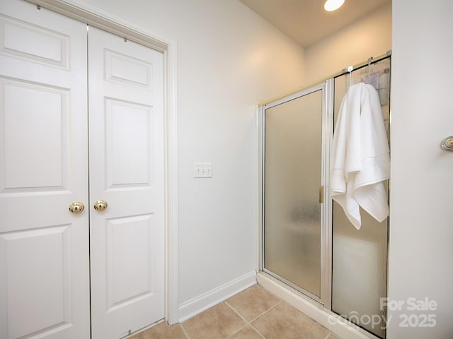 155 Culpeze Rd, Mooresville, NC 28117 - bathroom featuring tile patterned floors and a stall shower