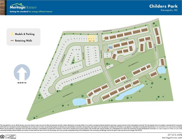 1423 Old Rivers Rd, Concord, NC 28027 - map showing property parcels