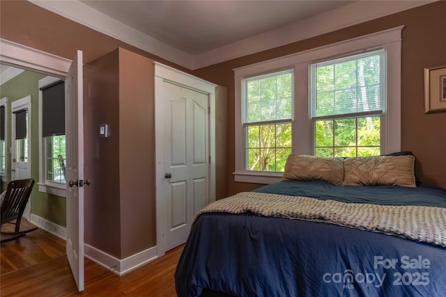 6 Wood Ave, Asheville, NC 28803 - bedroom featuring wood finished floors and baseboards