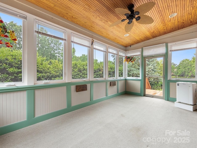 5104 Top Seed Ct, Charlotte, NC 28226 - unfurnished sunroom featuring ceiling fan