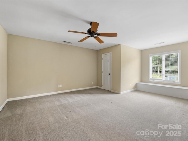 5104 Top Seed Ct, Charlotte, NC 28226 - spare room with carpet and a ceiling fan