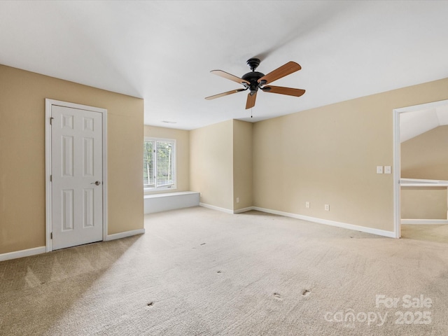 5104 Top Seed Ct, Charlotte, NC 28226 - spare room with a ceiling fan and carpet floors
