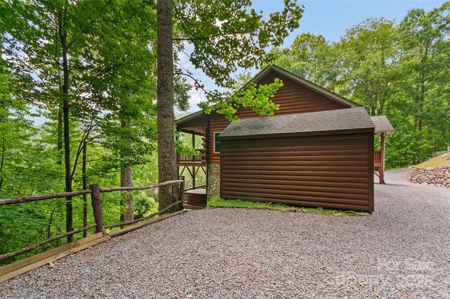 314 Prosperity Rdg, Waynesville, NC 28785 - view of garage