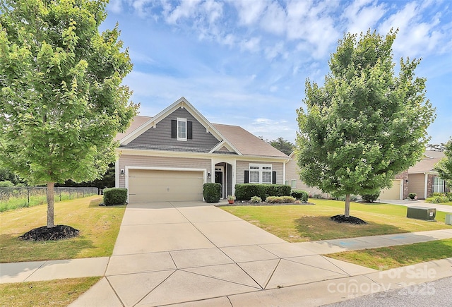 1397 Tupelo Rd, Clover, SC 29710 - view of front facade with concrete driveway and an attached garage