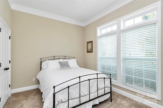 1397 Tupelo Rd, Clover, SC 29710 - carpeted bedroom featuring ornamental molding and baseboards
