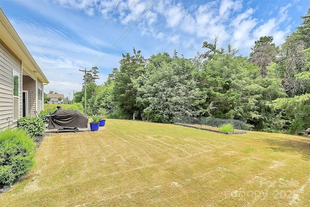 1397 Tupelo Rd, Clover, SC 29710 - view of grassy yard with a vegetable garden