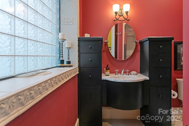 231 N Main St, Hendersonville, NC 28792 - full bath with vanity and toilet