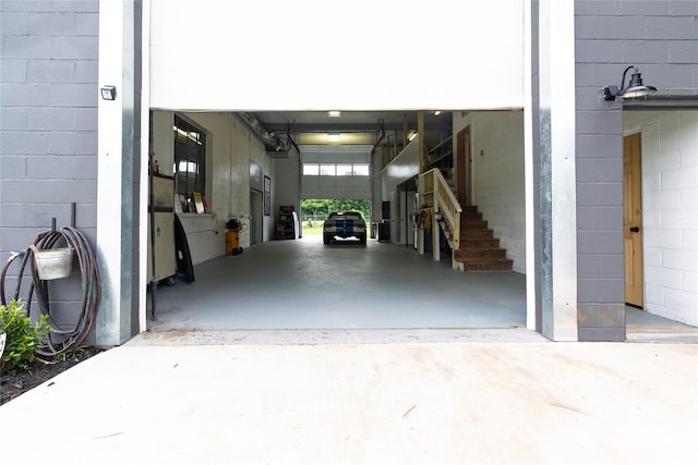 1028 Washburn Switch Rd, Shelby, NC 28150 - garage featuring concrete driveway