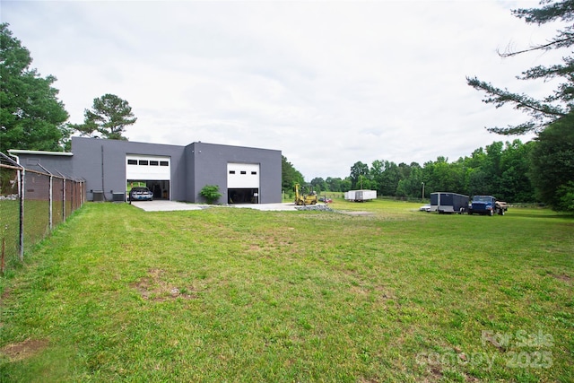 1028 Washburn Switch Rd, Shelby, NC 28150 - view of yard with a garage and driveway
