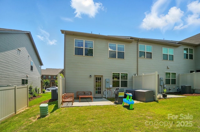 5334 Orchid Bloom Dr, Fort Mill, SC 29707 - rear view of house featuring a patio area and central AC unit