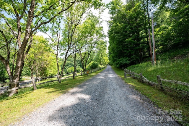 178 Susanna Cove Rd, Mars Hill, NC 28754 - view of dirt / gravel road featuring a wooded view