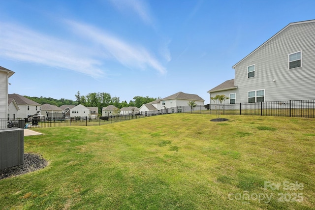 223 Haddonsfield Dr, Mooresville, NC 28115 - view of yard featuring a residential view and central air condition unit