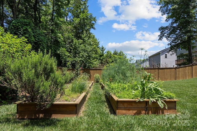 3633 Longpond Ln, Monroe, NC 28110 - view of yard featuring a vegetable garden