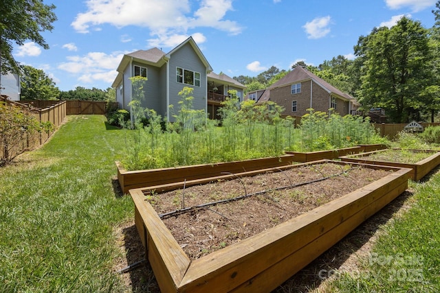 3633 Longpond Ln, Monroe, NC 28110 - view of yard featuring a vegetable garden
