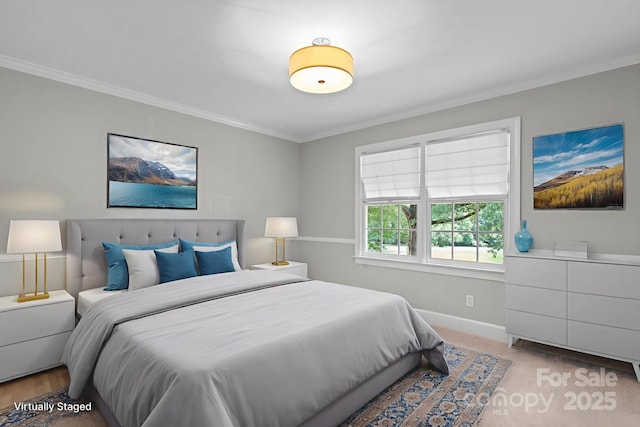 315 Red Barn Trl, Matthews, NC 28104 - bedroom featuring crown molding and baseboards