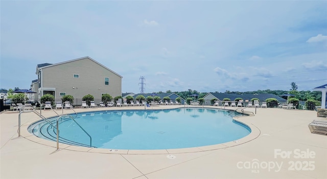 1413 Old Rivers Rd, Concord, NC 28027 - community pool featuring a patio
