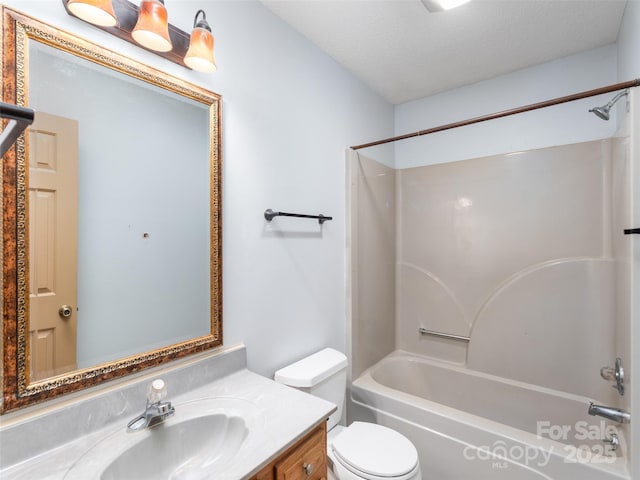 51 Wake Robin Way, Asheville, NC 28805 - bathroom featuring vanity, toilet, and shower / washtub combination