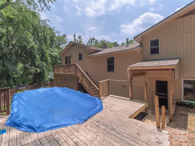 51 Wake Robin Way, Asheville, NC 28805 - wooden terrace featuring stairway