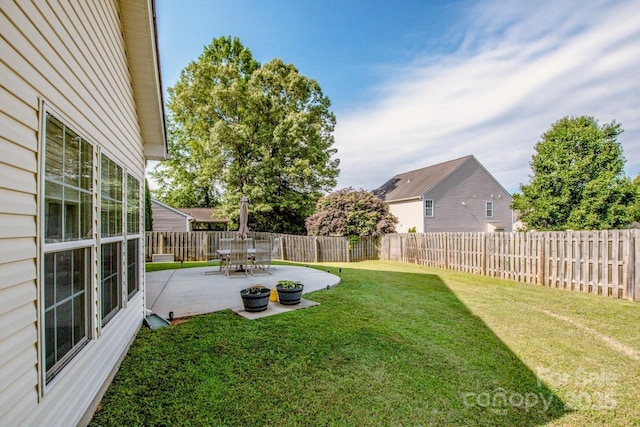 107 Golden Valley Dr, Mooresville, NC 28115 - view of yard with a patio