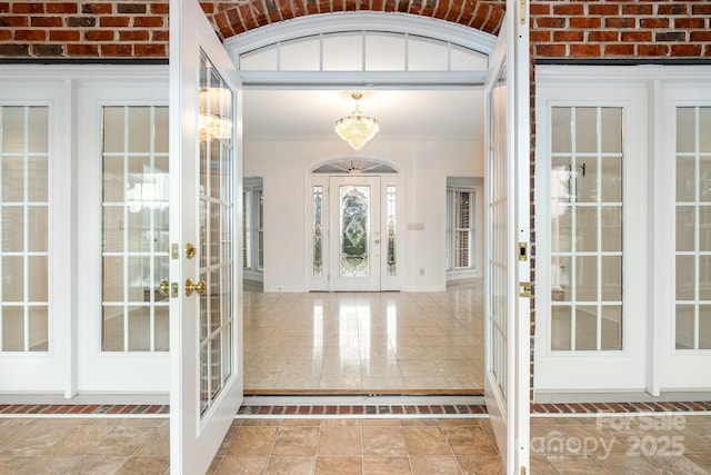 6823 Manatee Dr, Concord, NC 28025 - view of exterior entry featuring french doors
