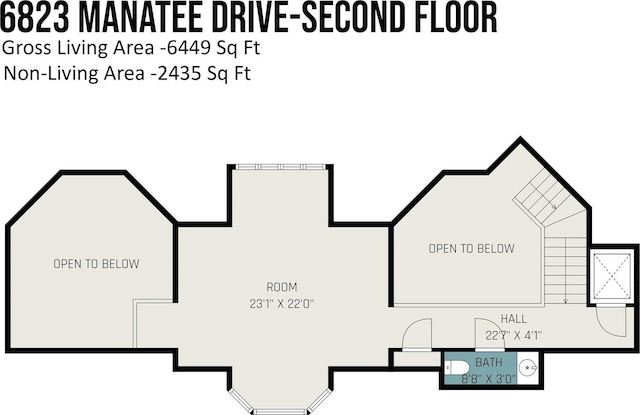 6823 Manatee Dr, Concord, NC 28025 - home floor plan