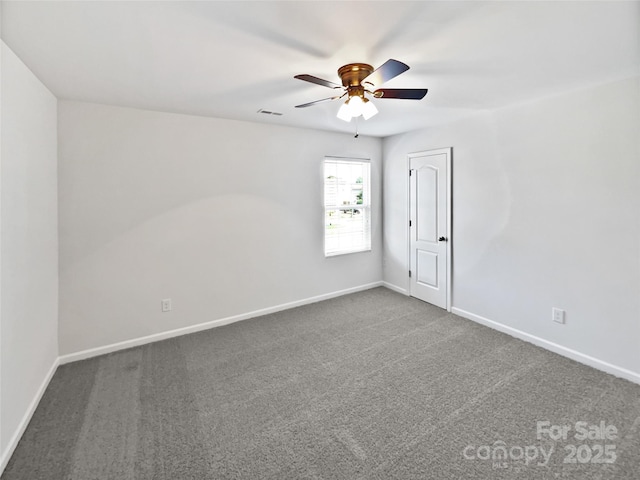 108 Greenway View Ct, Mount Holly, NC 28120 - carpeted empty room featuring a ceiling fan and baseboards